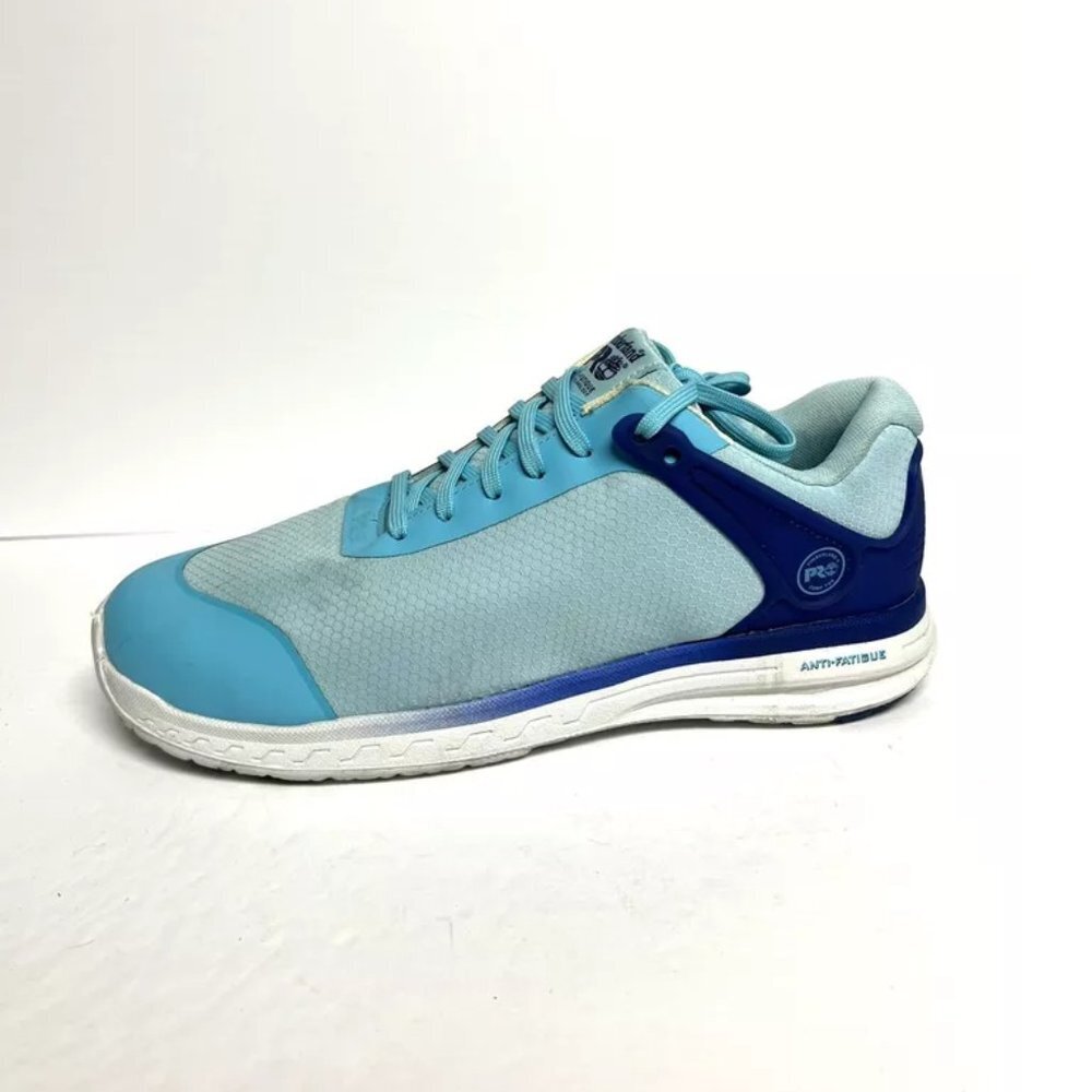 Timberland Pro Womens Day One Saftey Drivetrain Sneaker Blue Size 11 M